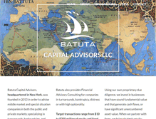 Tablet Screenshot of batutaadvisors.com